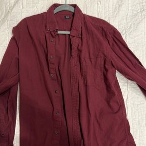 Uniqlo Sz.M men’s dress shirt Burgundy